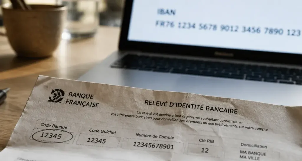 Code interbancaire à 5 chiffres pour identifier la banque et sécuriser les virements