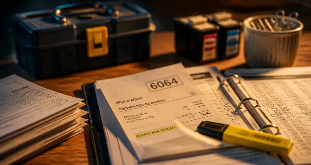 Compte 606 : achats non stockés sous 500 €