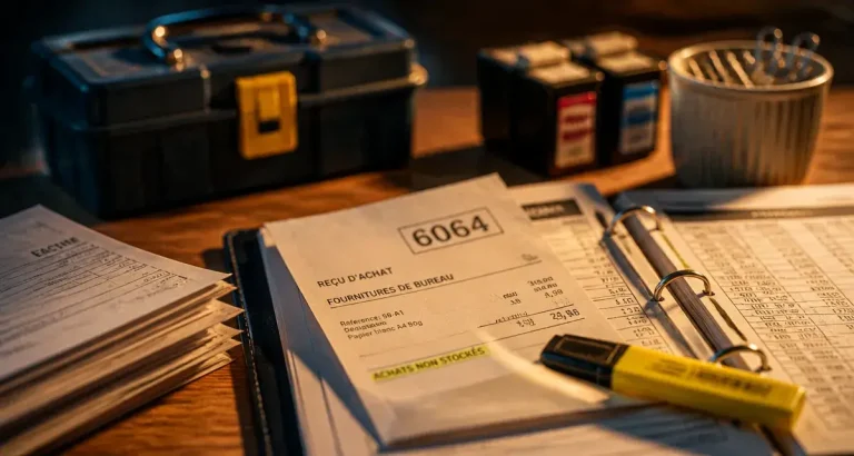Compte 606 : achats non stockés sous 500 €