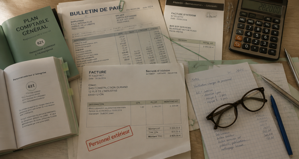 compte 621 documents personnel extérieur