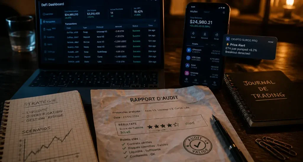 Crypto Surge Pro : alerte rendement DeFi et risque capital