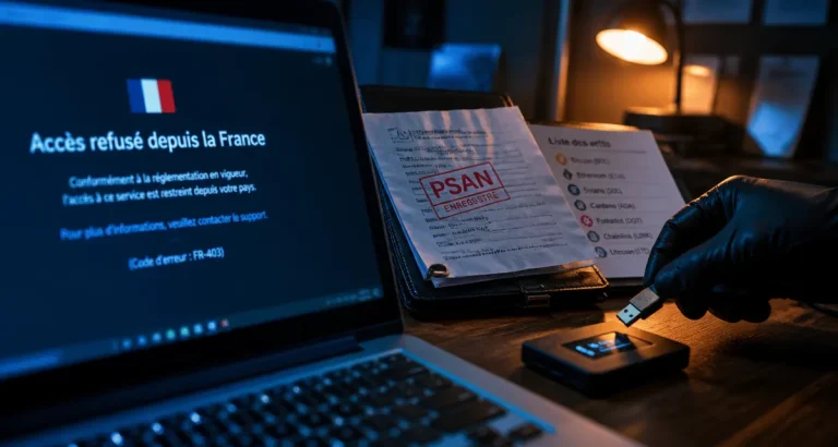 Gate io france : accès bloqué, risques crypto, alternatives légales