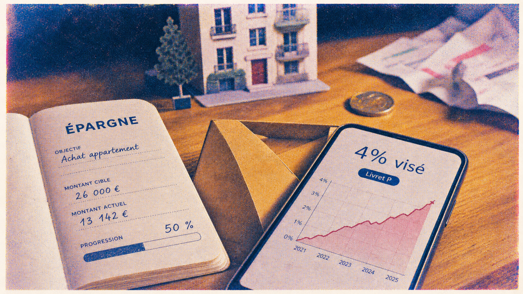 livret p et immobilier fractionné : 4% visé