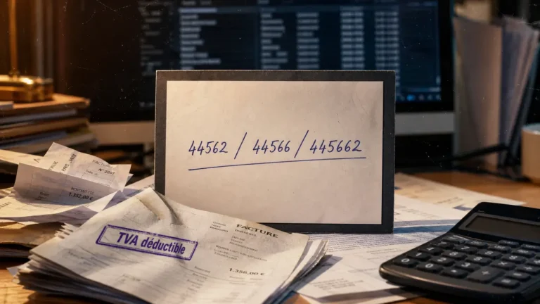 compte tva deductible : TVA déductible et comptes 44562 44566 445662
