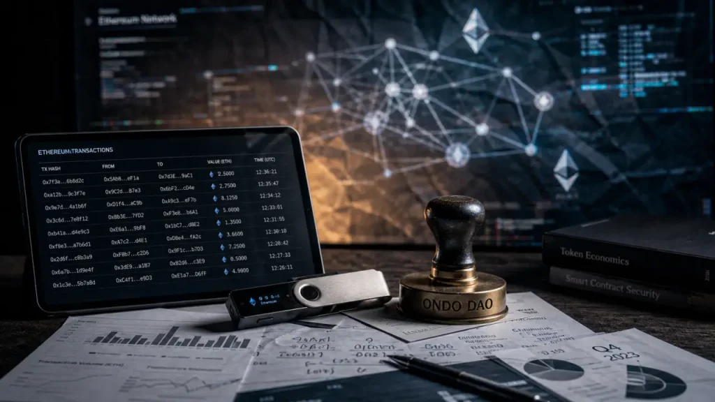 Crypto ondo : tokenisation d’actifs réels sur la blockchain Ethereum