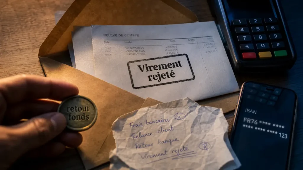 Délai retour virement compte clôturé : fonds sous 15 jours, rejet bancaire