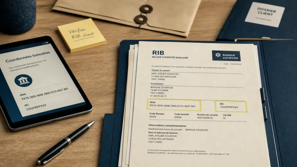 Exemple de rib : lire IBAN, BIC et clé sans se tromper