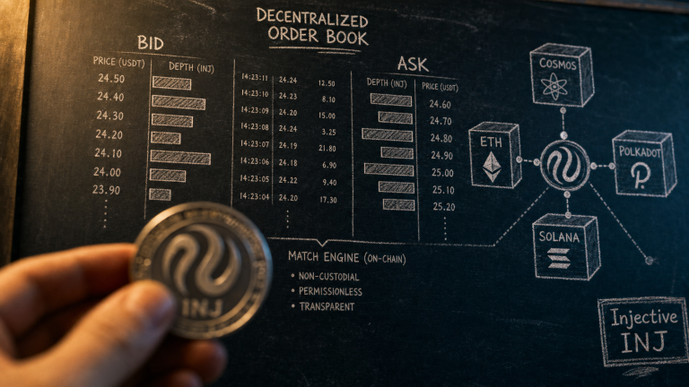 Injective crypto : carnet d’ordres INJ et risques d’achat