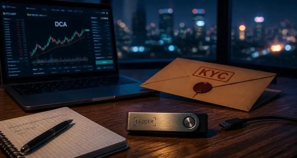 Acheter des bitcoin : DCA, KYC, hardware wallet sécurisé