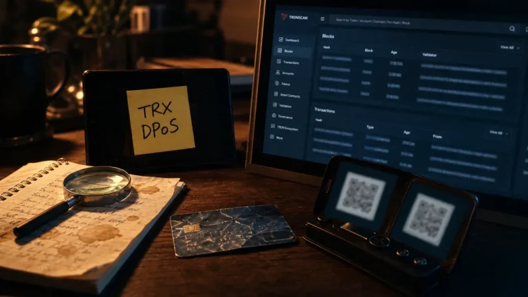 Crypto tron TRX DPoS sur TronScan : vérifications avant achat
