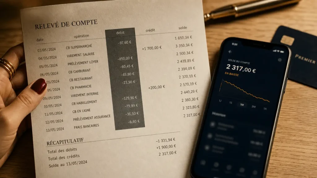 Débiter un compte : solde qui diminue, banque et comptabilité