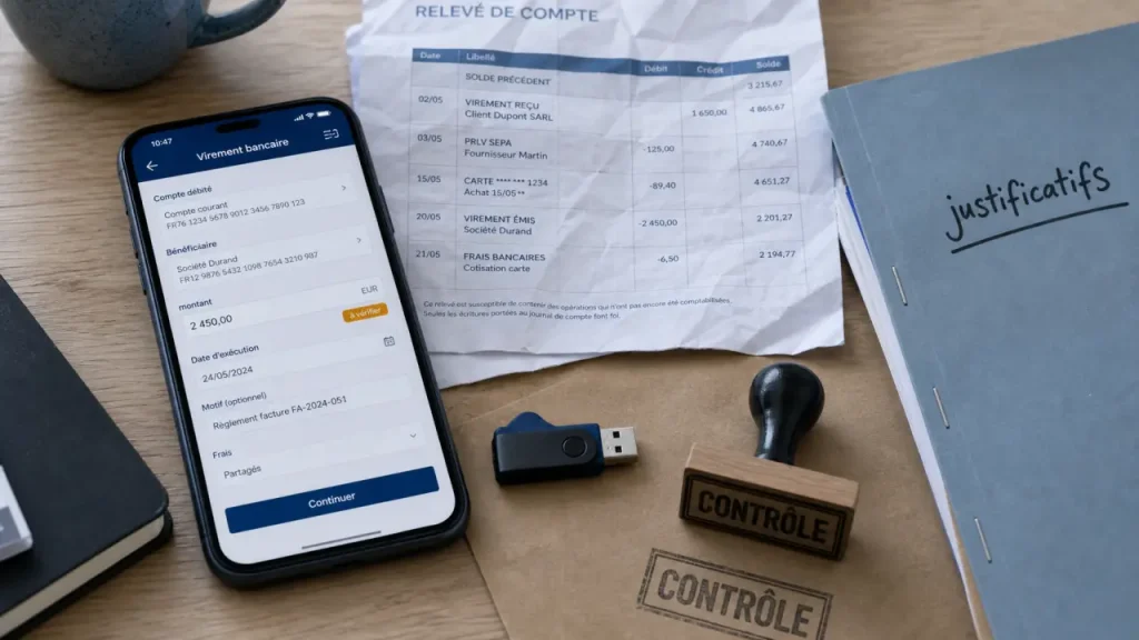 Montant maximum virement sans justificatif : repères et contrôles bancaires