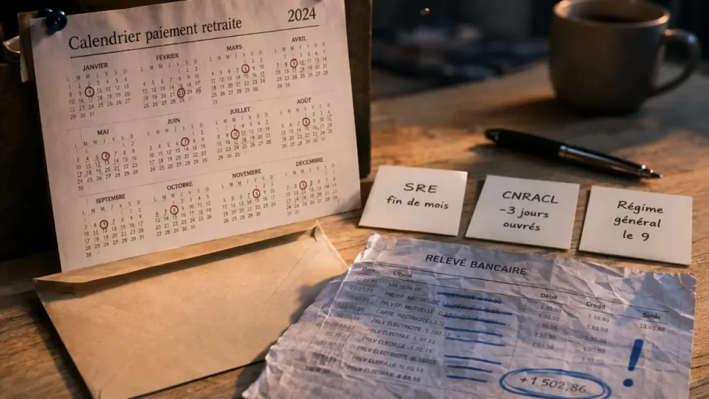 Calendrier paiement retraite fonctionnaire 2024 : dates fin de mois