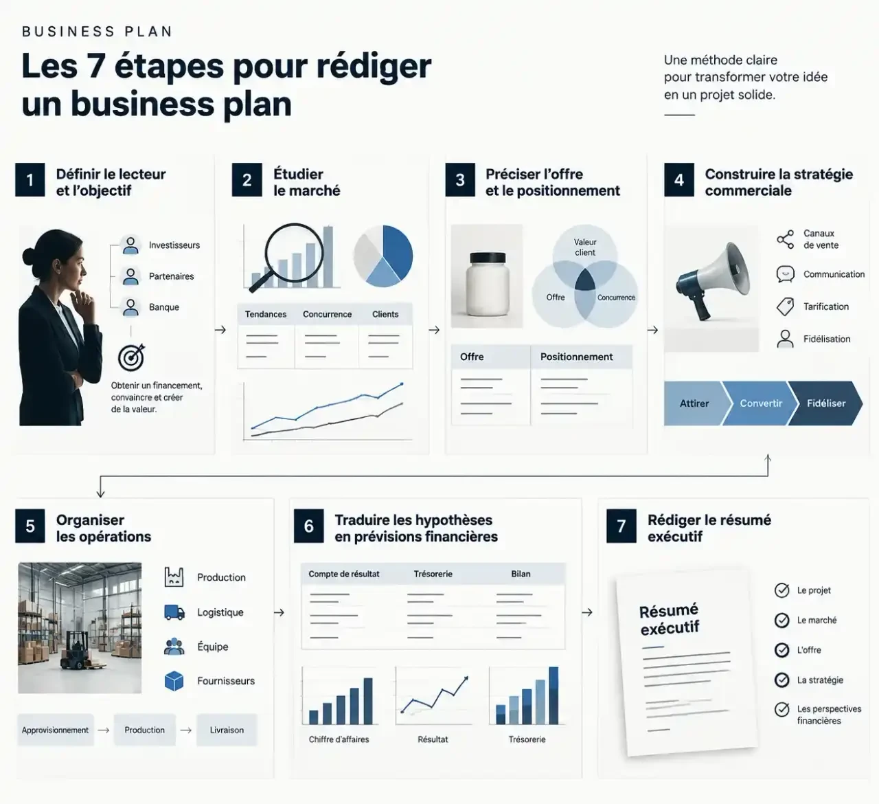 How to write a business plan step by step : étapes de rédaction d'un business plan