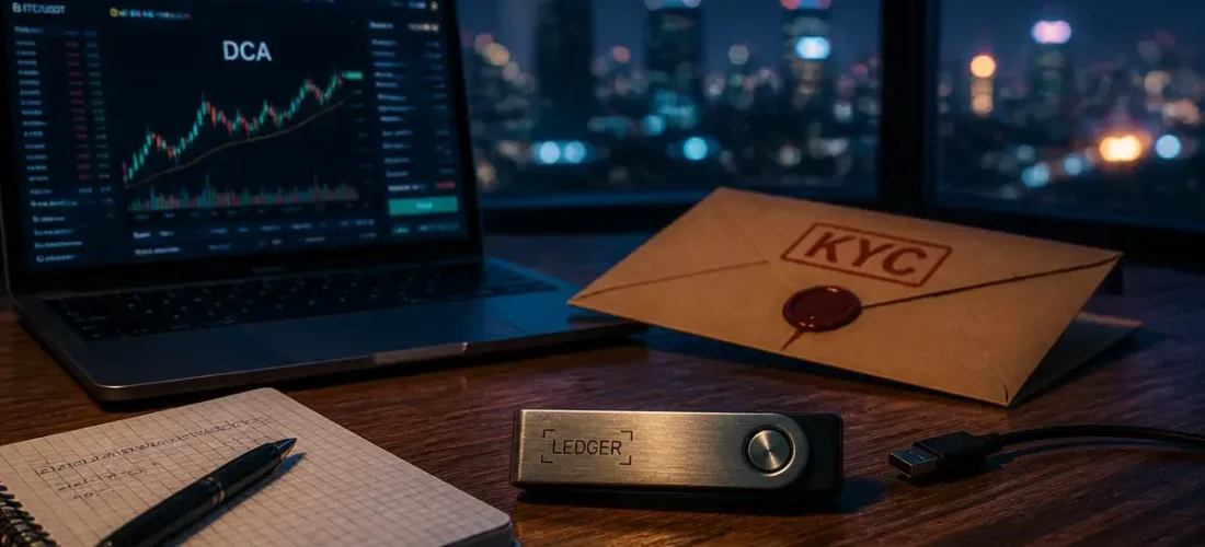 Acheter des bitcoin : DCA, KYC, hardware wallet sécurisé