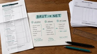 Bulletin de paie explication PDF : brut, net et cotisations