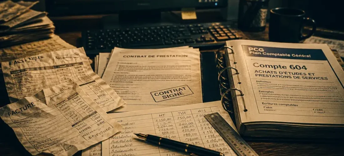 Compte 604 pour achats d’études et services