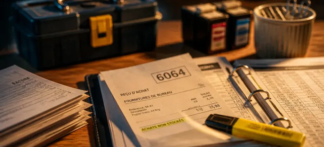 Compte 606 : achats non stockés sous 500 €