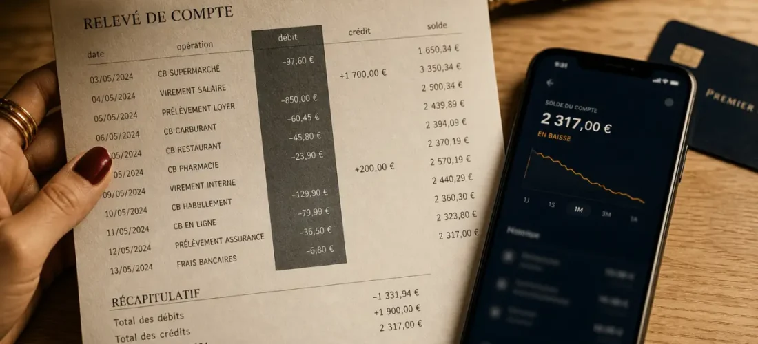 Débiter un compte : solde qui diminue, banque et comptabilité