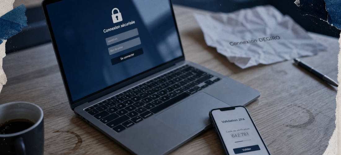 degiro mon compte : connexion sécurisée 2FA