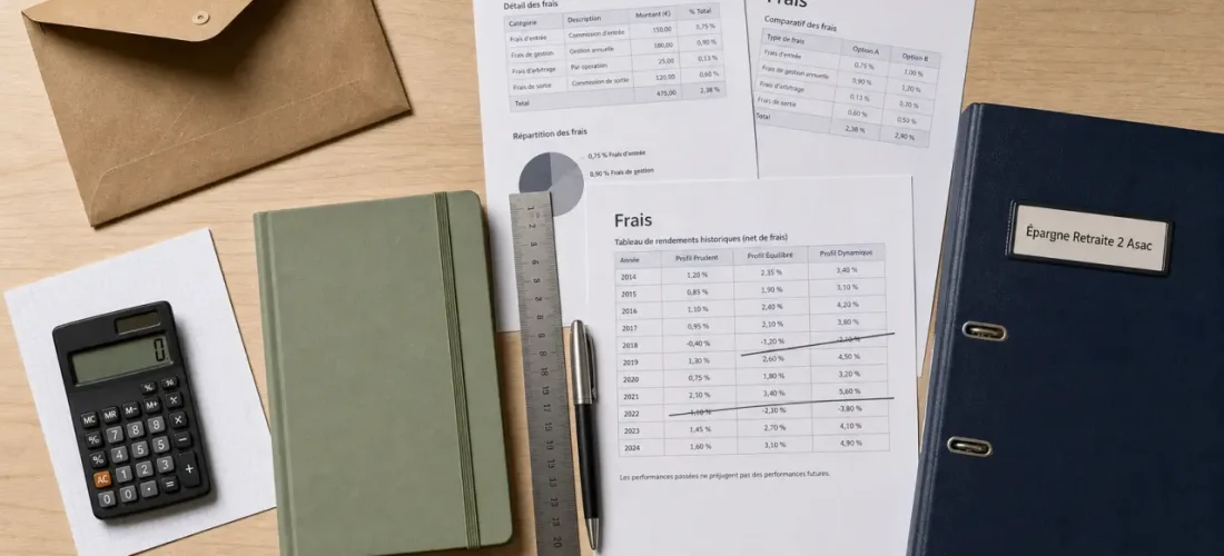 Epargne retraite 2 Asac FAPES : frais et sécurité
