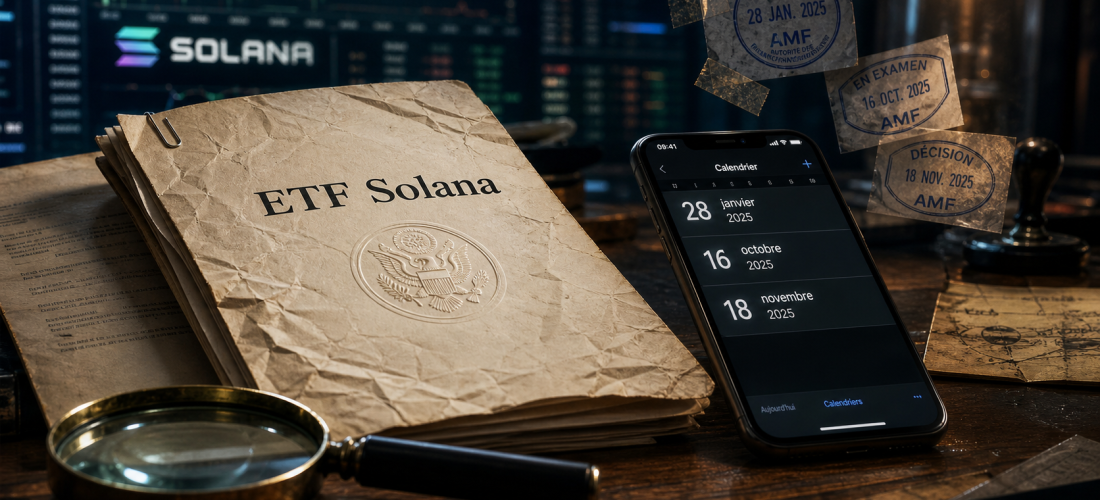 ETF Solana date SEC, FSOL, staking