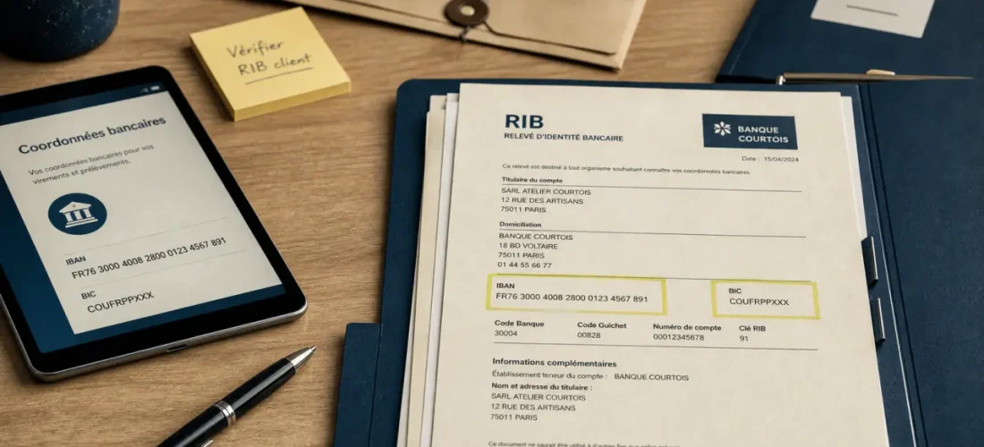 Exemple de rib : lire IBAN, BIC et clé sans se tromper