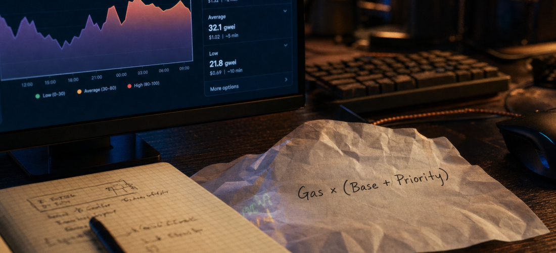 Frais ETH : gas, base fee et priority fee pour le coût d’une transaction