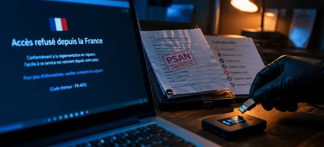 Gate io france : accès bloqué, risques crypto, alternatives légales