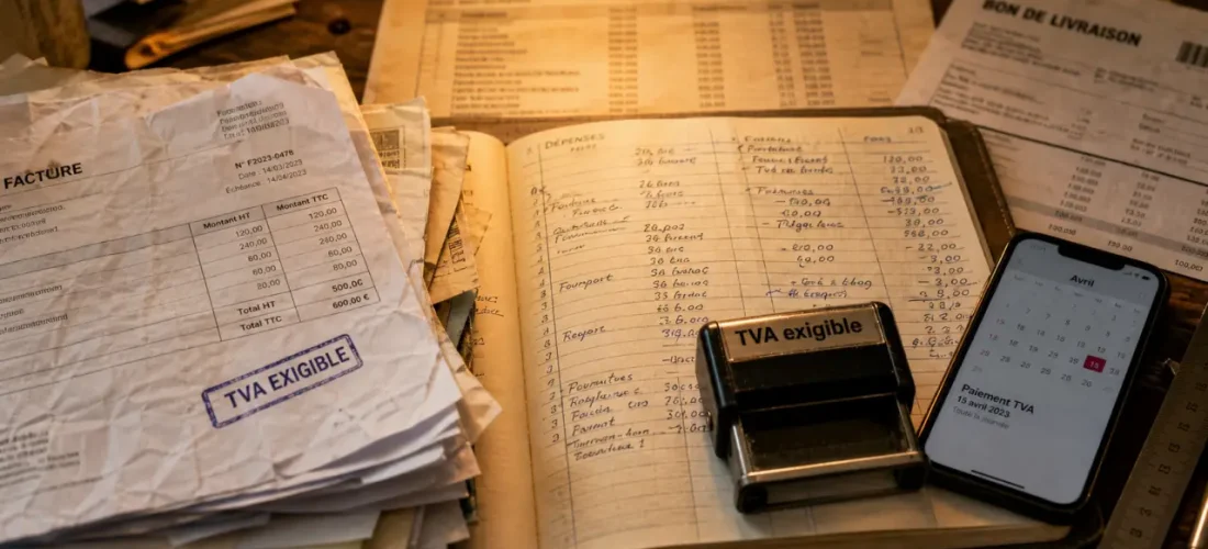 tva exigible : déclarer biens, services et acomptes (calendrier)