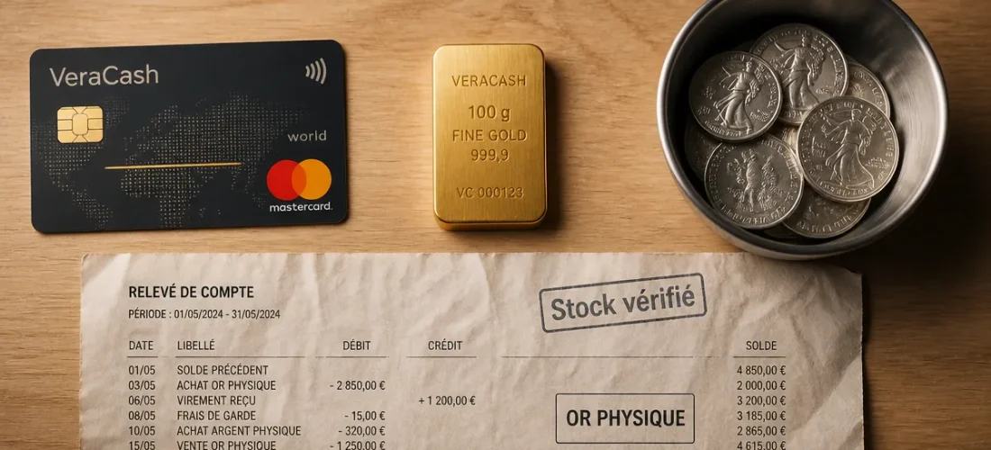 VeraCash avis : épargne en or plutôt que banque