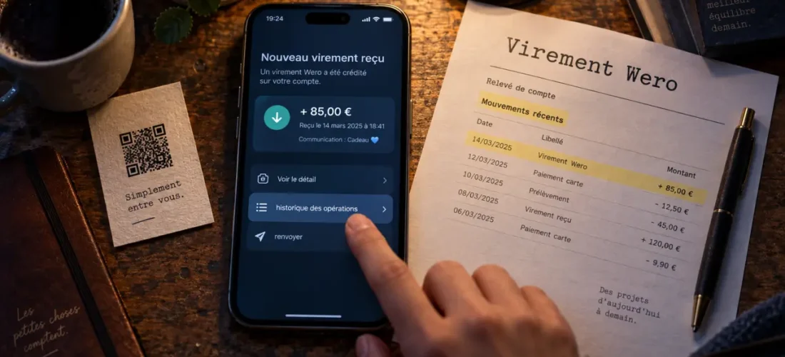 Virement Wero non reçu : vérifier vos mouvements rapidement